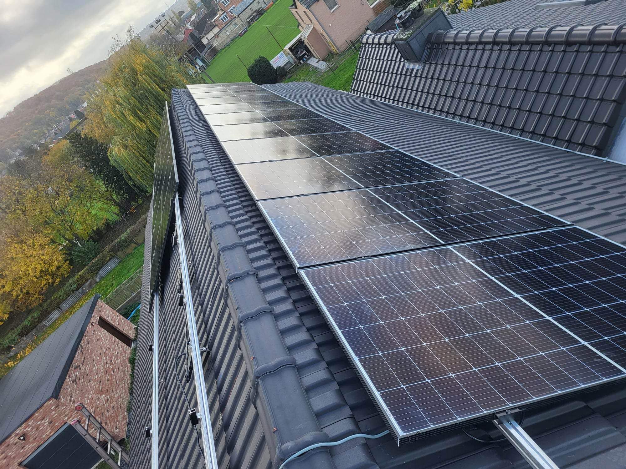 Installation de panneaux photovoltaïques